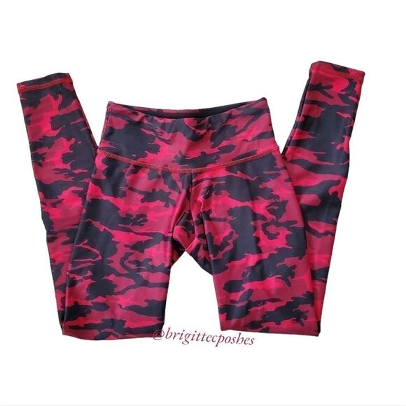 FLYWHEEL Black/Red Camouflage Legging - Picture 1 of 8